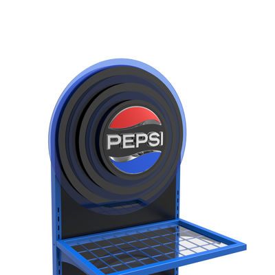 Metalowy stojak na butelki z napojami z podświetlanym logo LED do sprzedaży hurtowej