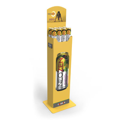Fashion Style Metal Energy Drink Auto Lift Pionowy sprzedawca z panelem cenowym