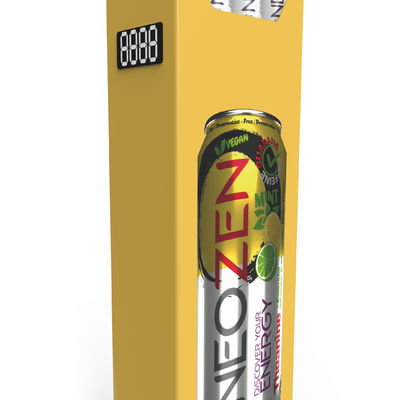 Fashion Style Metal Energy Drink Auto Lift Pionowy sprzedawca z panelem cenowym