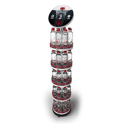 Gorący sprzedawanie Supermarket Energy Drink może wyświetlać stojak na wieszaki z drutu z niestandardowym logo
